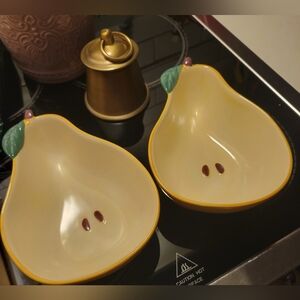 Set Of Pear Shaped Ceramic Bowls
